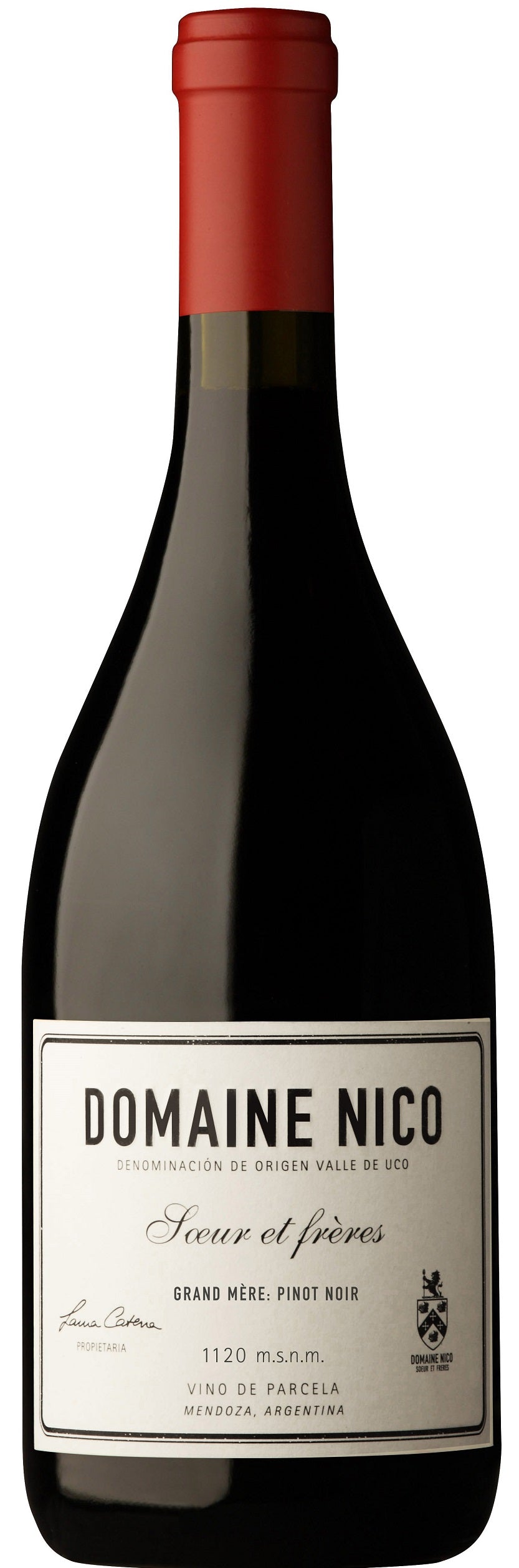 Domaine Nico Grand Mere Pinot Noir 2022  Front Bottle Shot