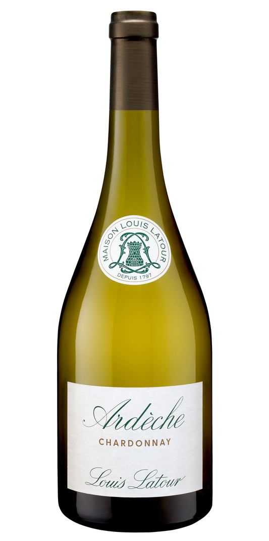 Louis Latour Ardeche Chardonnay 2022  Front Bottle Shot