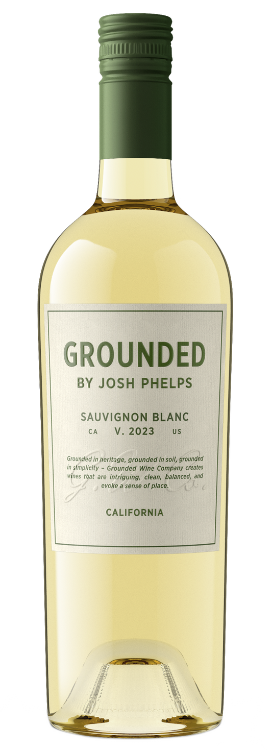 Grounded Wine Co. Sauvignon Blanc 2023  Front Bottle Shot