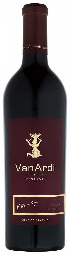 Van Ardi Areni Reserve 2020  Front Bottle Shot