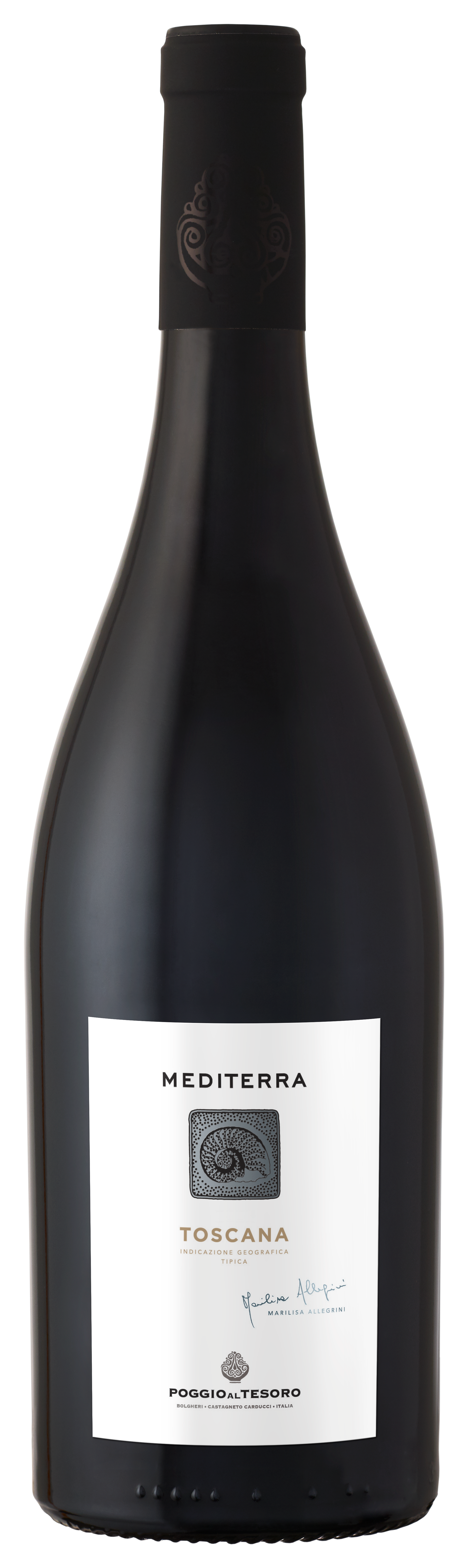 Poggio al Tesoro Mediterra 2022  Front Bottle Shot