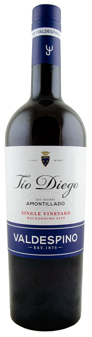 Valdespino Amontillado Tio Diego Sherry  Front Bottle Shot