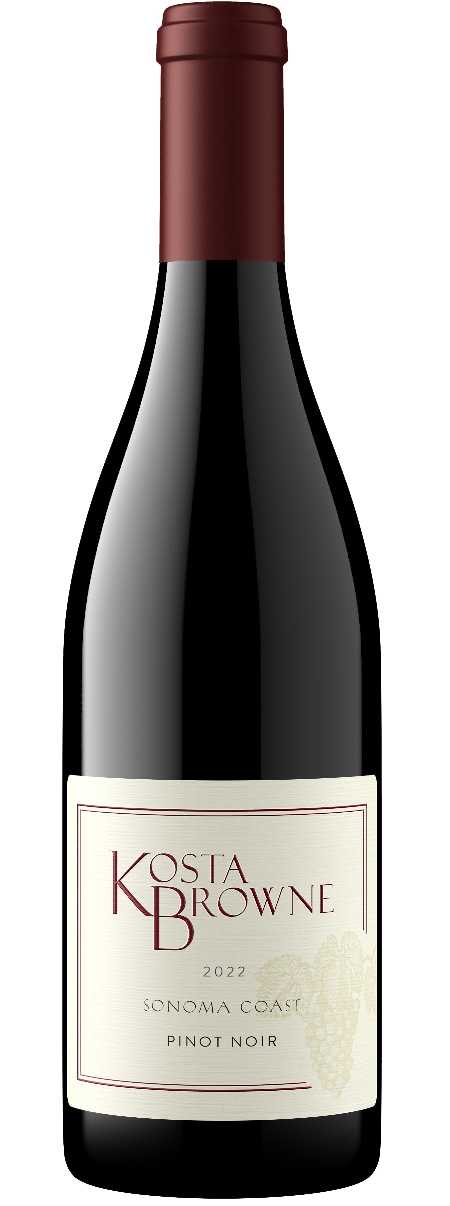 Kosta Browne Sonoma Coast Pinot Noir 2022  Front Bottle Shot