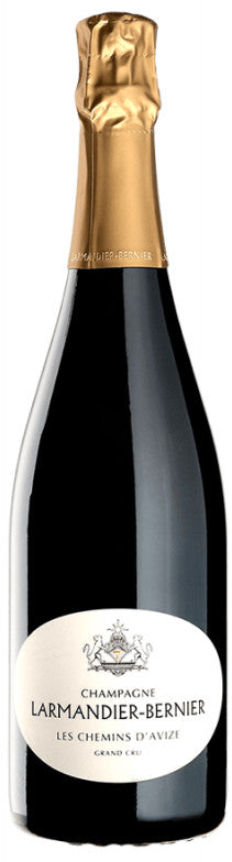 Larmandier-Bernier Les Chemins d'Avize Blanc de Blancs Grand Cru 2016  Front Bottle Shot