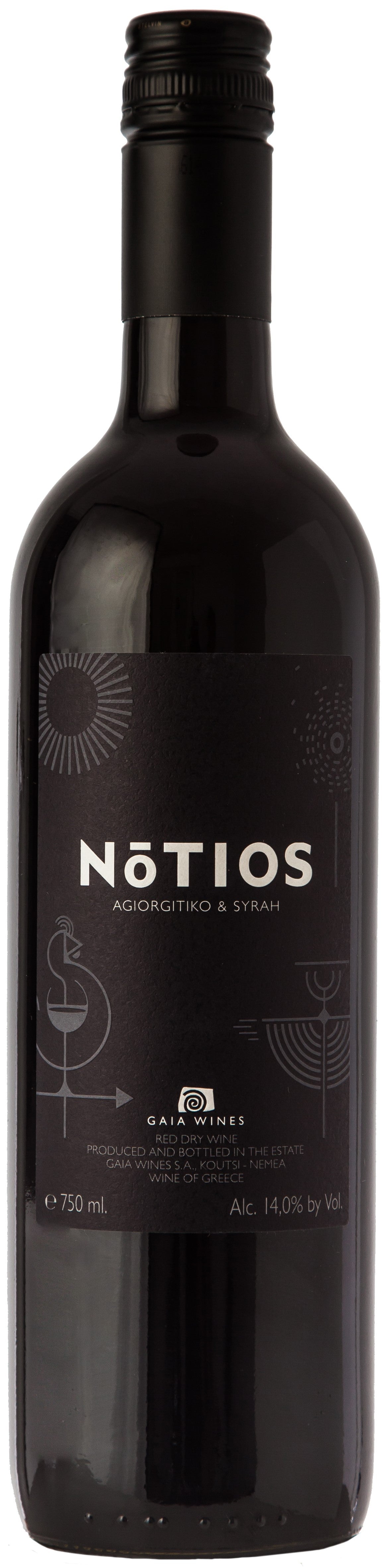 Gaia Notios Red 2022  Front Bottle Shot