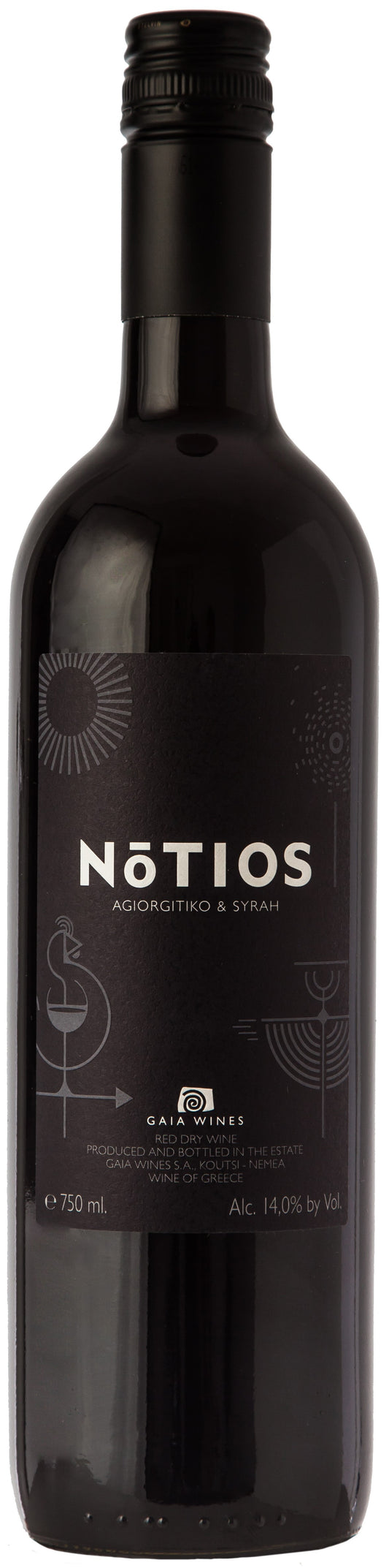 Gaia Notios Red 2022  Front Bottle Shot