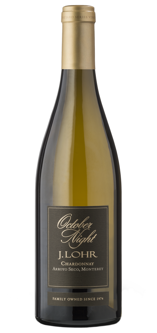 J. Lohr October Night Chardonnay 2023  Front Bottle Shot