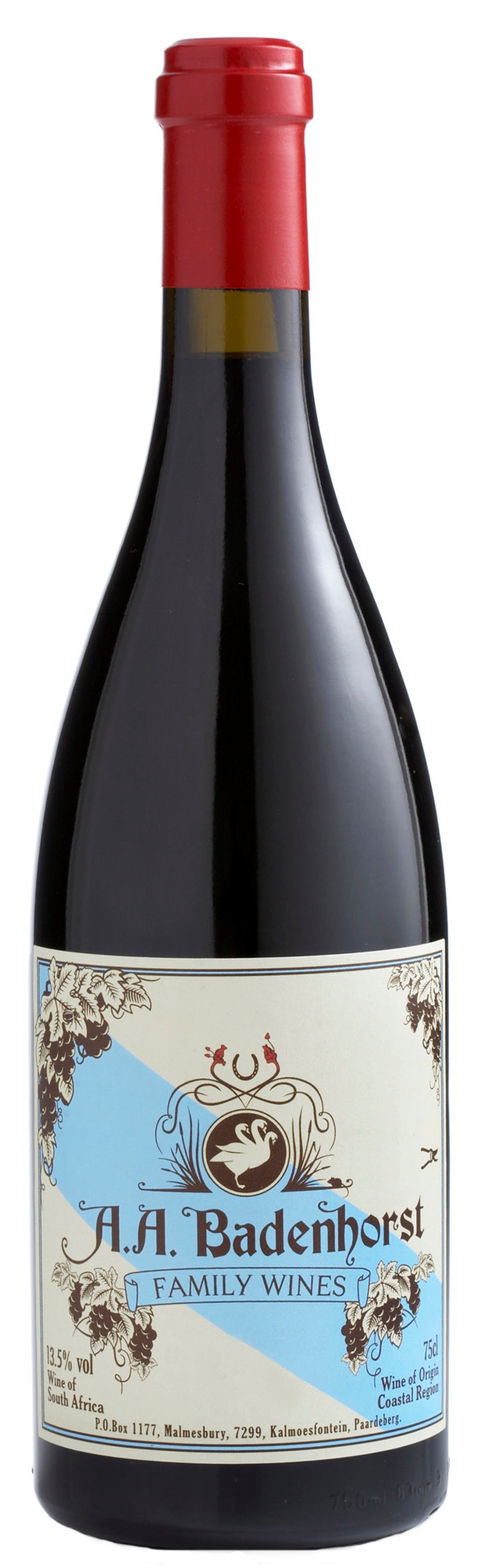 Badenhorst Family Red Blend 2020  Front Bottle Shot