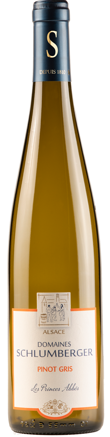 Domaines Schlumberger Les Princes Abbes Pinot Gris 2019  Front Bottle Shot