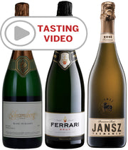 Champagne Stunt Doubles Trio with Tasting Video