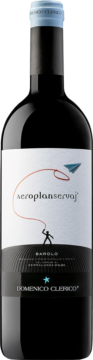 Domenico Clerico Barolo Aeroplanservaj 2020  Front Bottle Shot