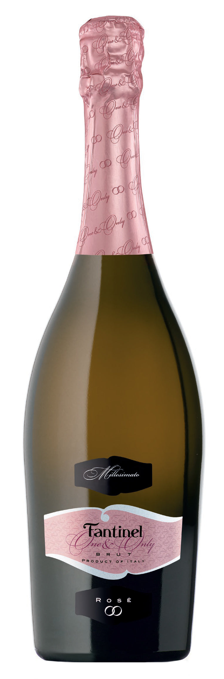 Fantinel One and Only Brut Rose 2020  Front Bottle Shot