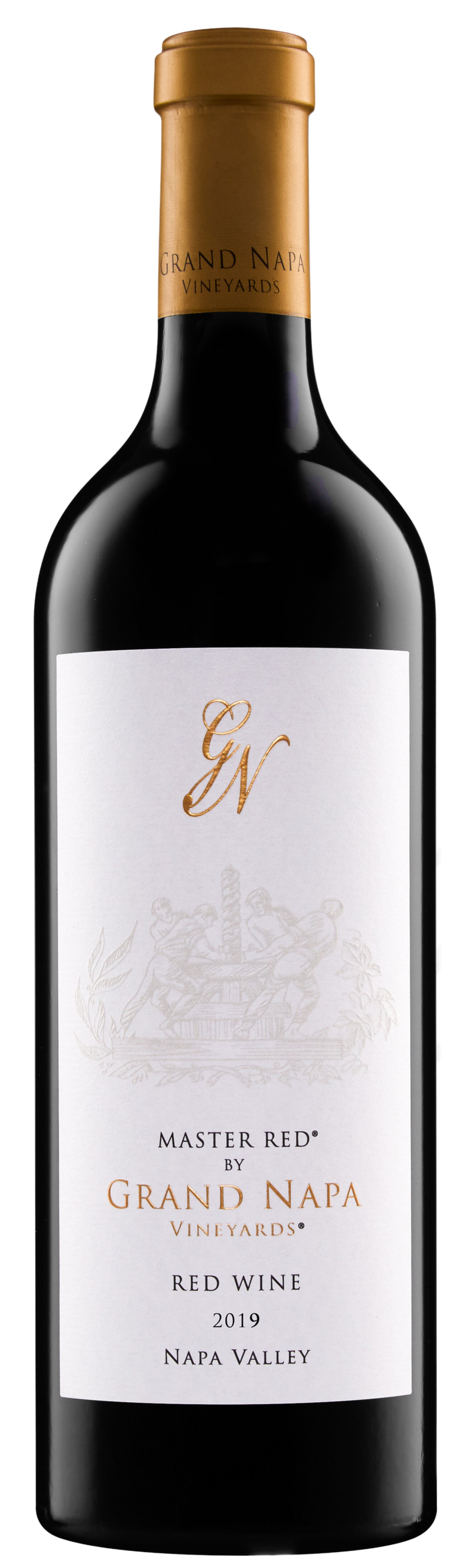 Grand Napa Vineyards Master Red 2019  Front Bottle Shot