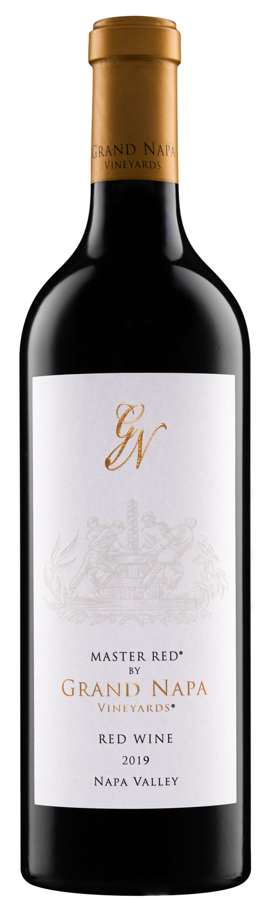 Grand Napa Vineyards Master Red 2019  Front Bottle Shot