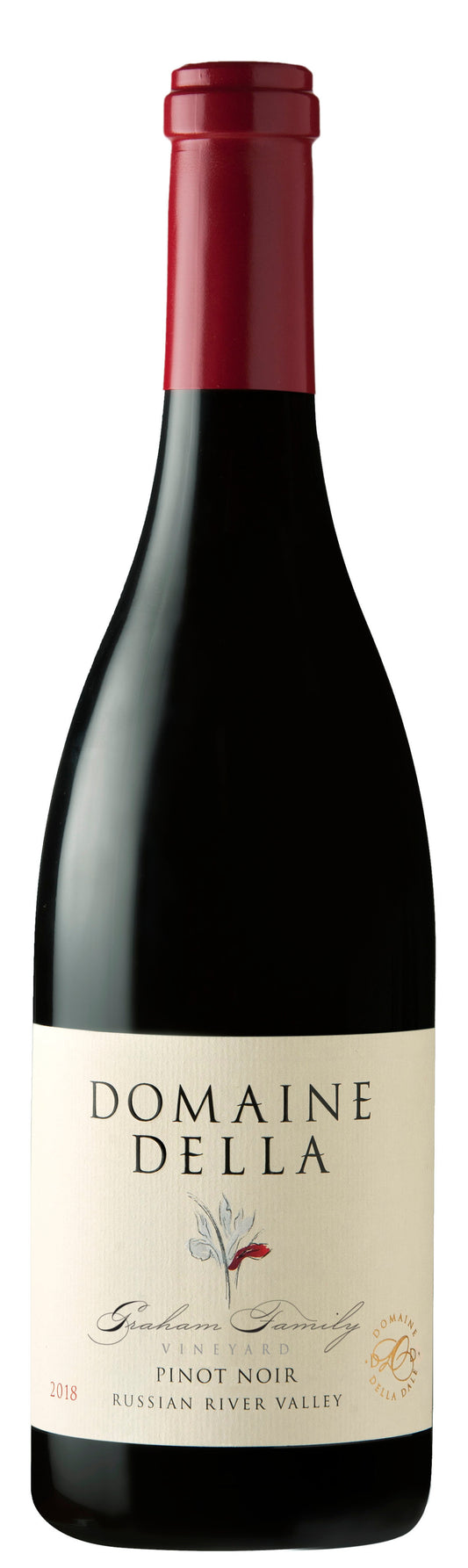 Domaine Della Graham Family Vineyard Pinot Noir 2018  Front Bottle Shot