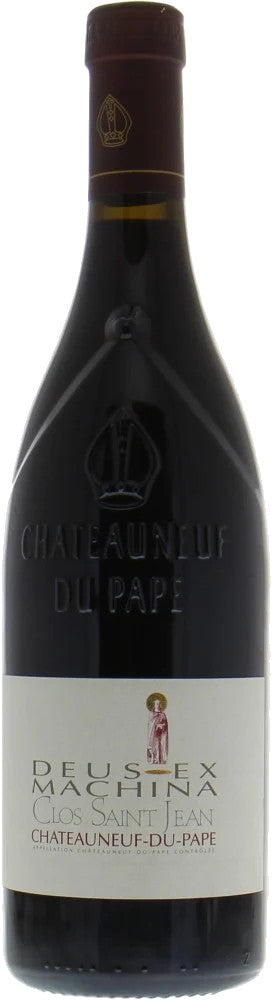 Clos Saint Jean Chateauneuf-du-Pape Deus Ex Machina 2021  Front Bottle Shot