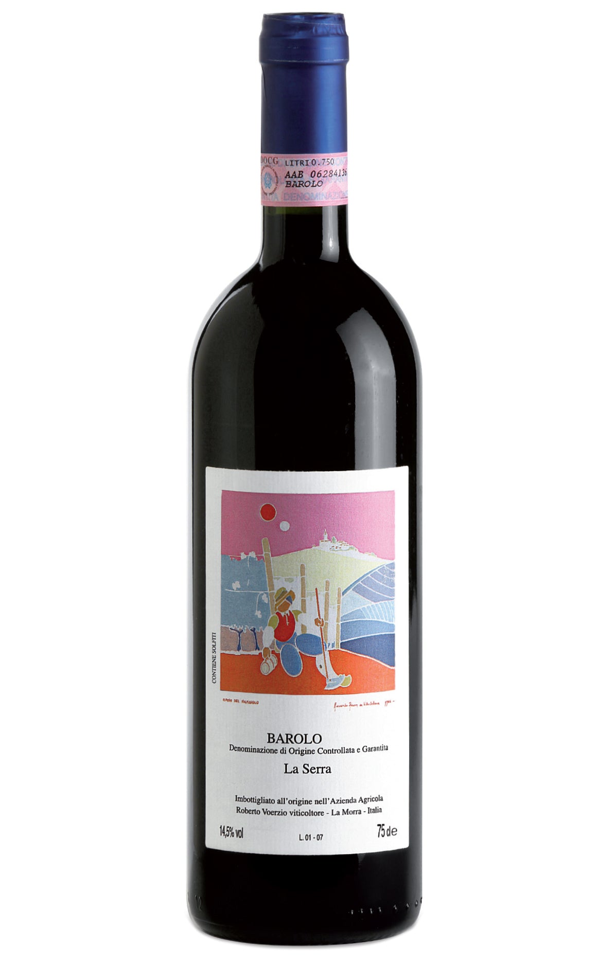 Roberto Voerzio Barolo La Serra 2020  Front Bottle Shot