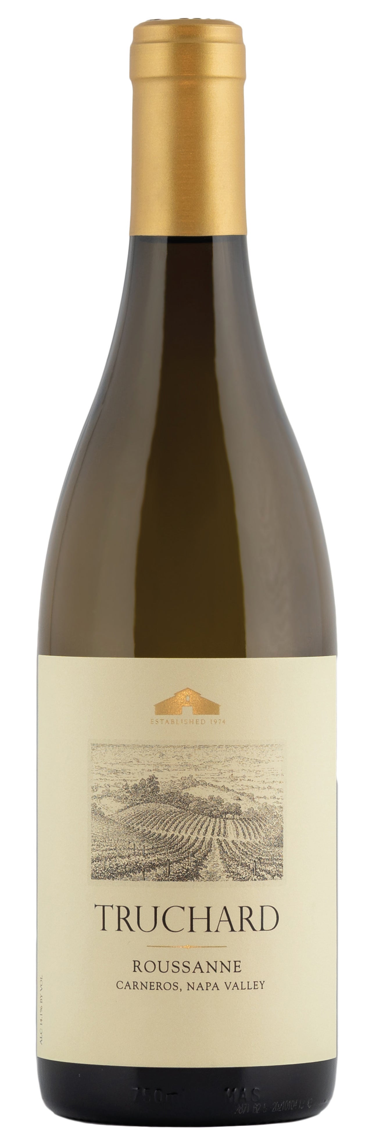 Truchard Estate Roussanne 2023  Front Bottle Shot