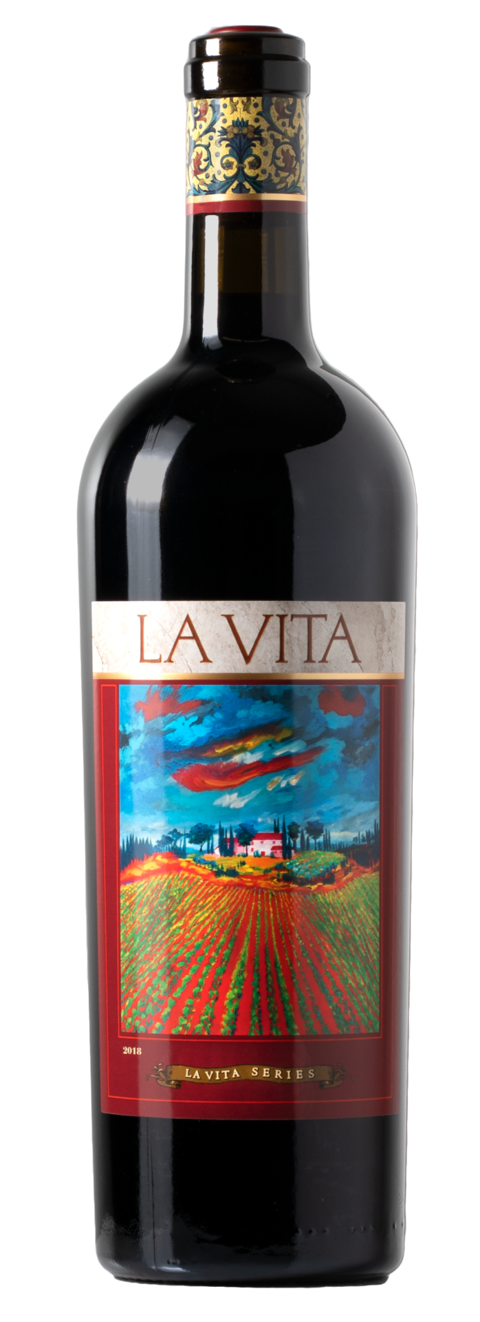 Bargetto La Vita Red 2018  Front Bottle Shot