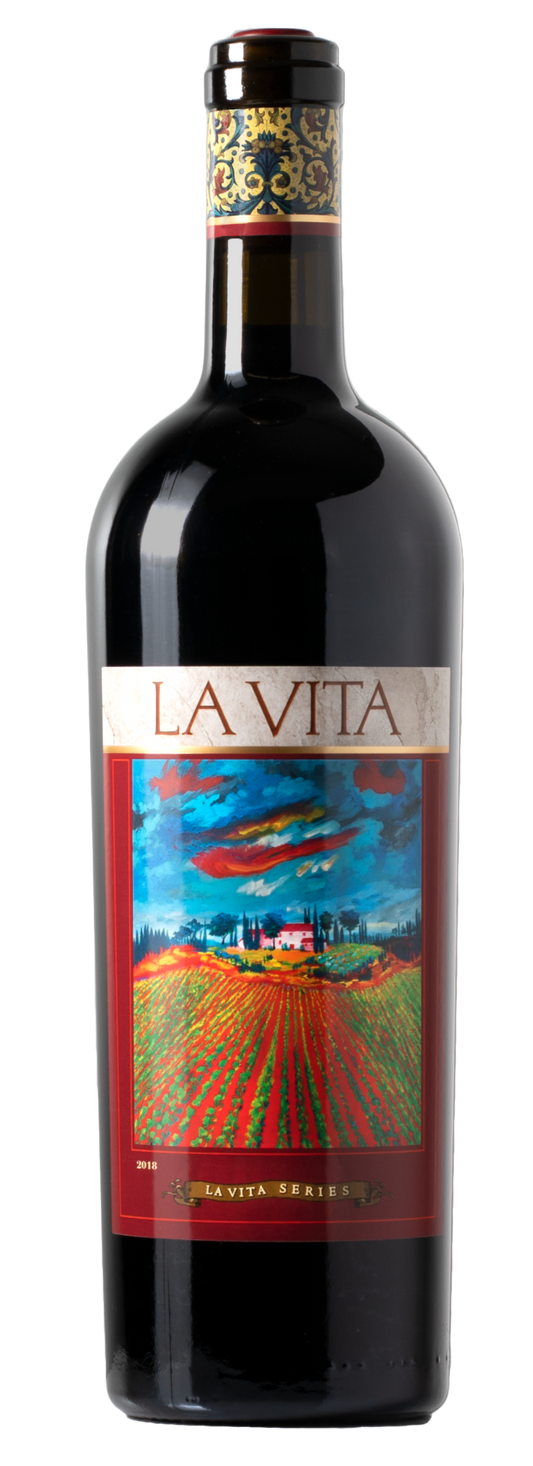 Bargetto La Vita Red 2018  Front Bottle Shot