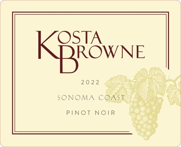 Kosta Browne Sonoma Coast Pinot Noir (375ML half-bottle) 2022