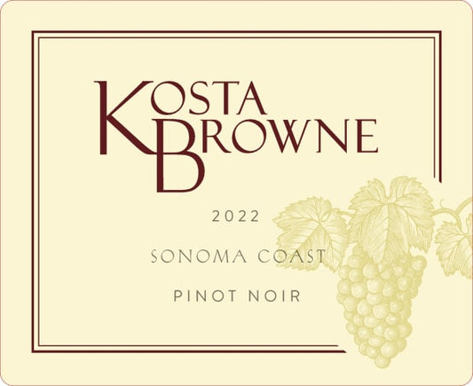 Kosta Browne Sonoma Coast Pinot Noir (375ML half-bottle) 2022