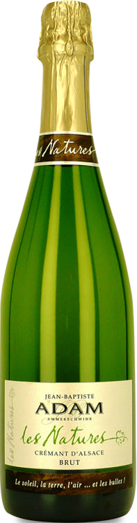 Jean-Baptiste Adam Les Natures Cremant d'Alsace Brut Front Bottle Shot