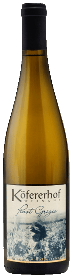 Kofererhof Valle Isarco Pinot Grigio 2023  Front Bottle Shot