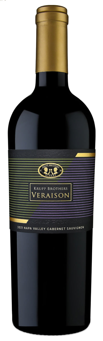 Krupp Brothers Estates Veraison Cabernet Sauvignon 2021  Front Bottle Shot