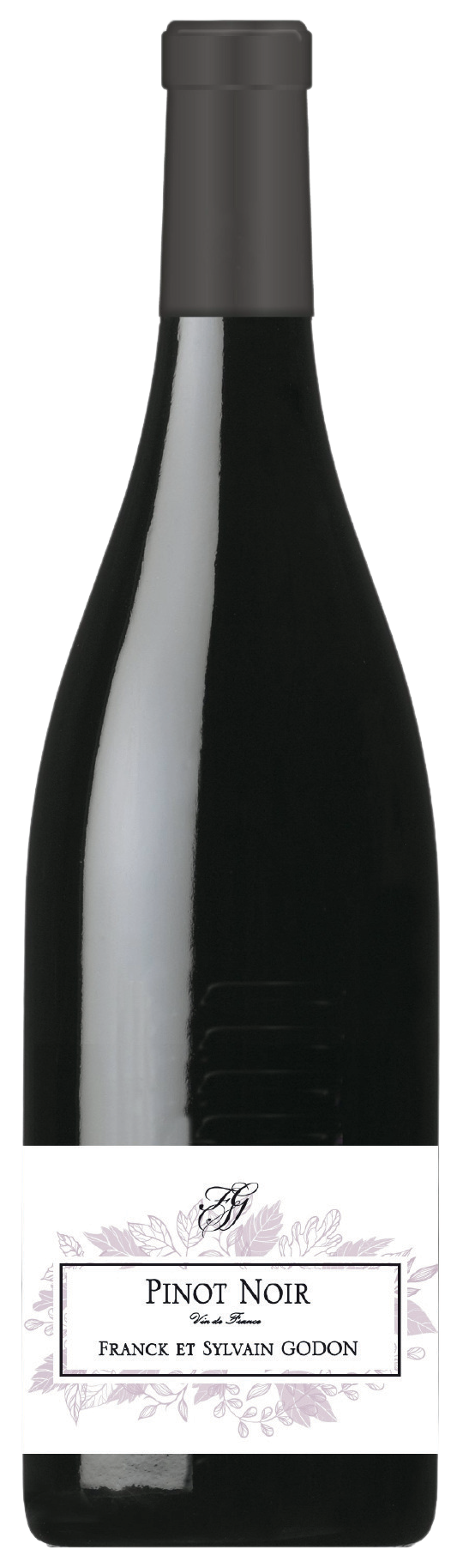 Franck et Sylvain Godon Pinot Noir 2022  Front Bottle Shot