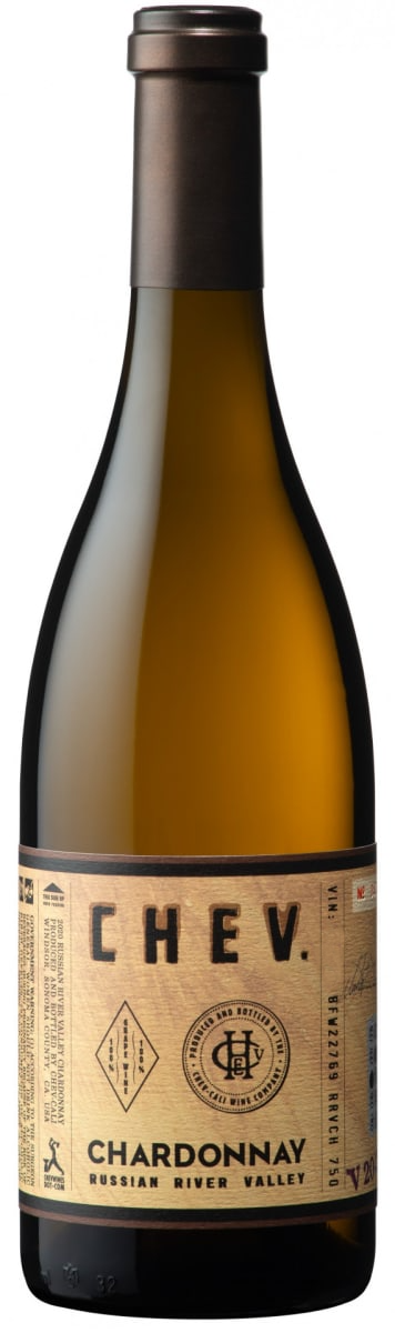 CHEV Chardonnay 2021  Front Bottle Shot