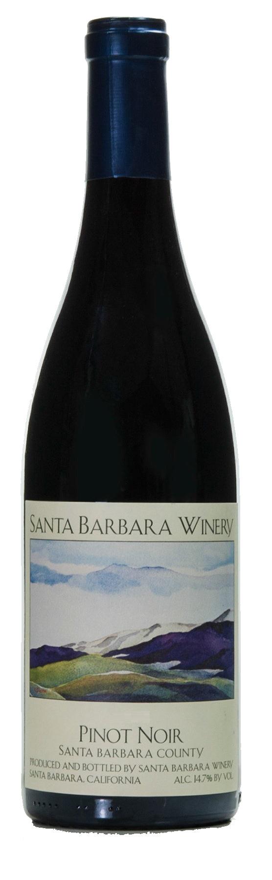 Santa Barbara Winery Santa Barbara Pinot Noir 2020  Front Bottle Shot