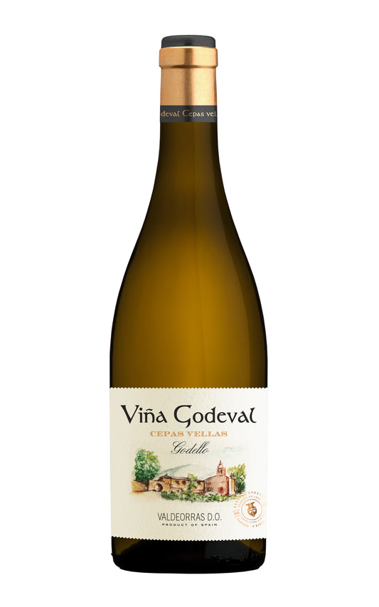Bodegas Godeval Vina Godeval Cepas Vellas Godello 2022  Front Bottle Shot