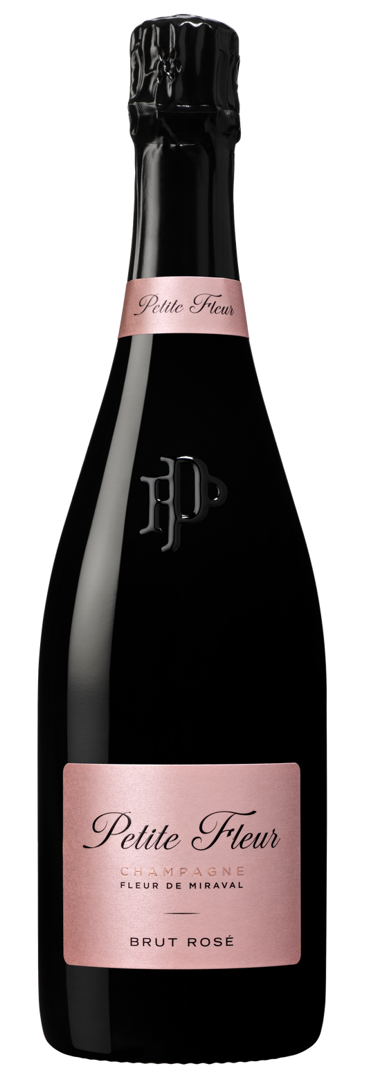 Miraval Champagne Petite Fleur de Miraval Brut Rose  Front Bottle Shot