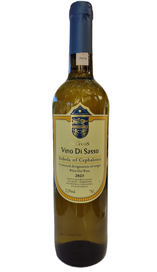 Sclavos Vino Di Sasso Robola 2023  Front Bottle Shot