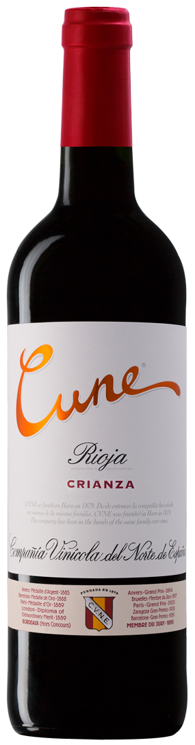 Cune Crianza 2021  Front Bottle Shot
