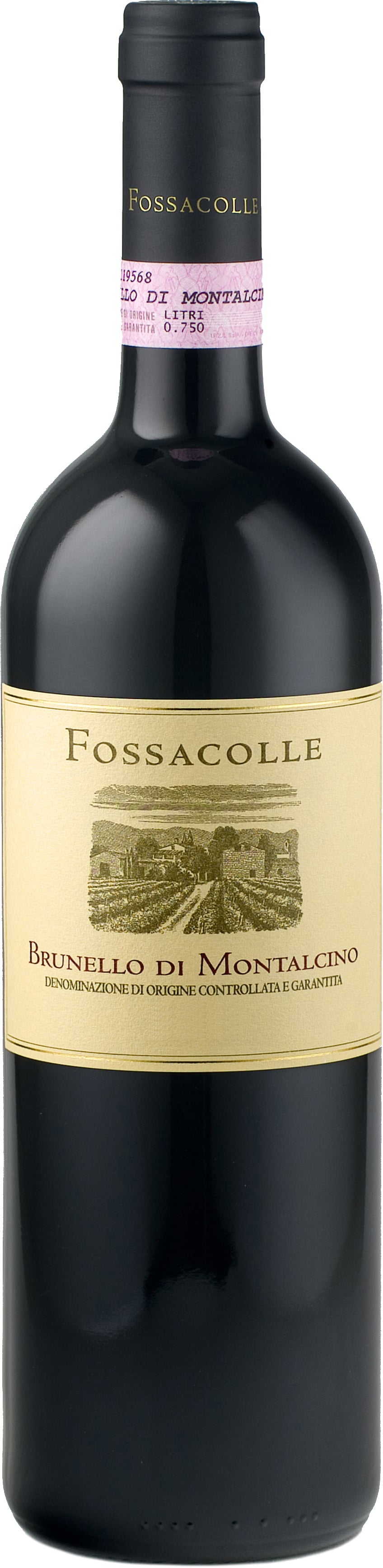 Fossacolle Brunello di Montalcino 2019  Front Bottle Shot