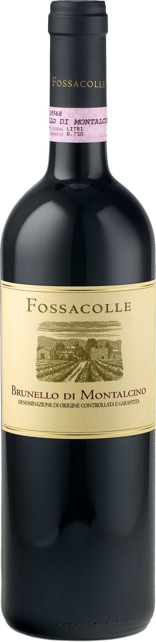 Fossacolle Brunello di Montalcino 2019  Front Bottle Shot