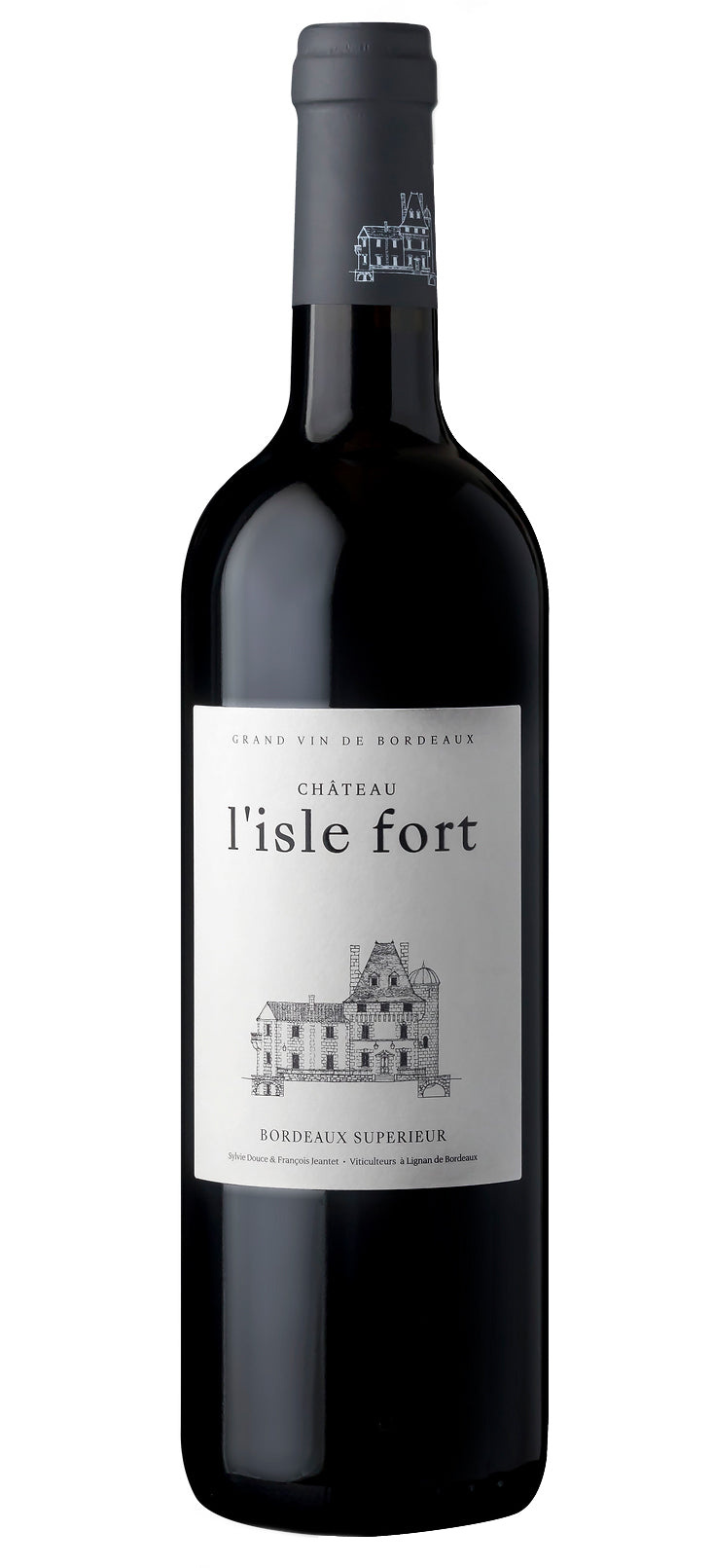 Chateau L'Isle Fort Bordeaux Superieur 2014  Front Bottle Shot
