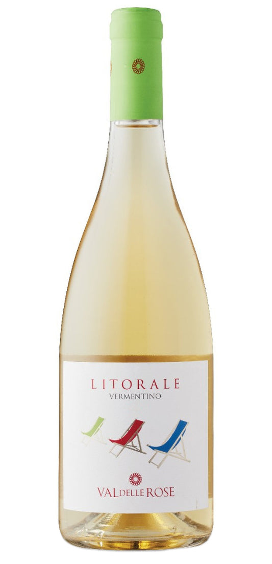 Val delle Rose Litorale Vermentino 2022  Front Bottle Shot