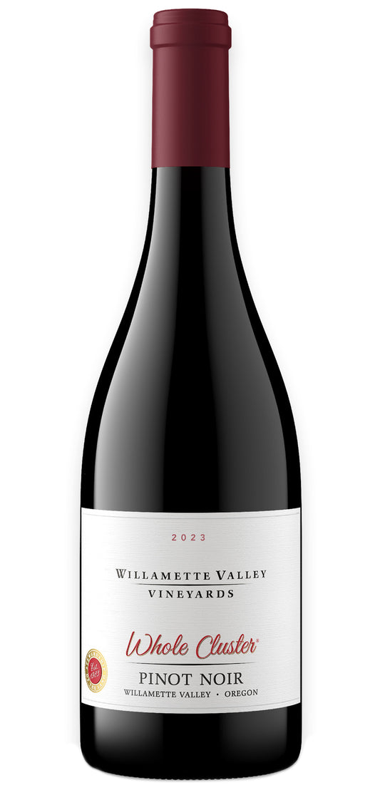 Willamette Valley Vineyards Whole Cluster Pinot Noir 2023  Front Bottle Shot