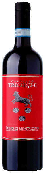 Castello Tricerchi Rosso di Montalcino 2021  Front Bottle Shot