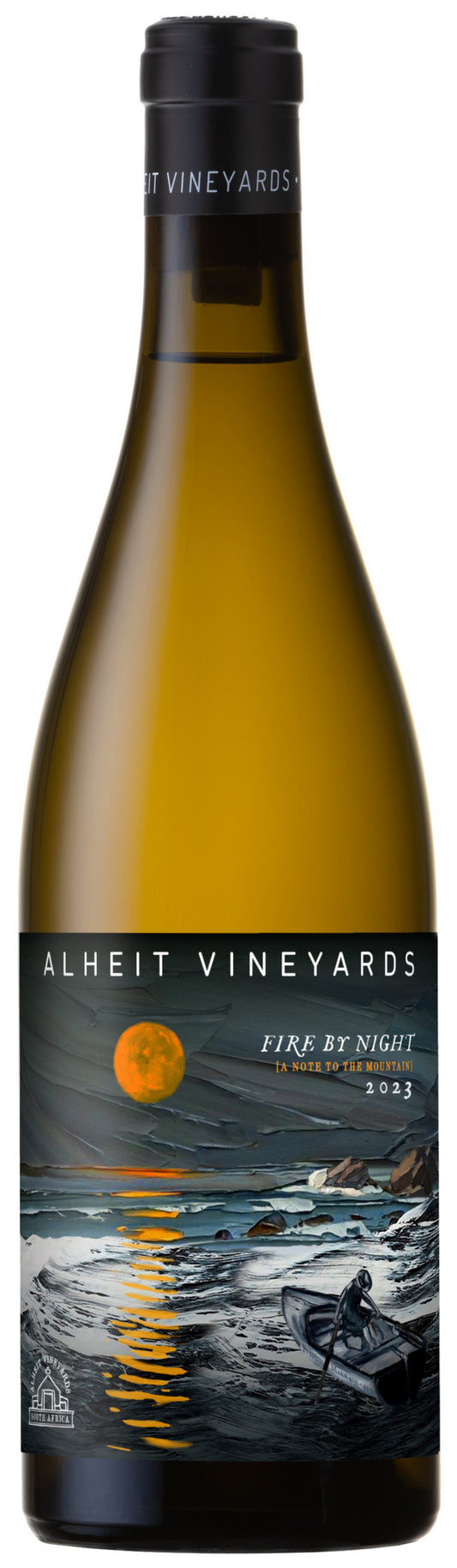 Alheit Fire by Night Chenin Blanc 2023  Front Bottle Shot