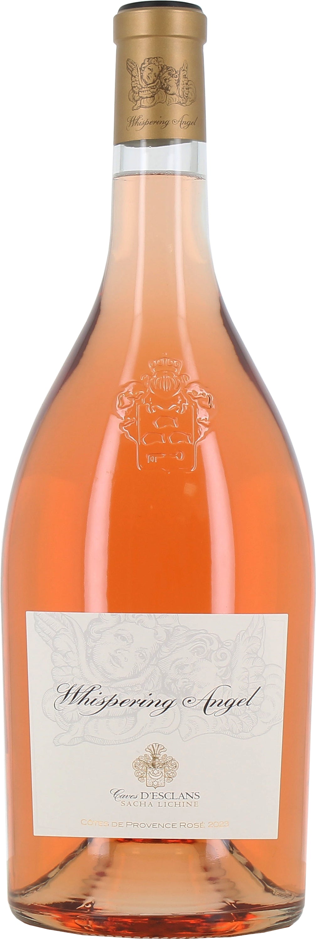 Chateau d'Esclans Whispering Angel Rose (3 Liter Bottle) 2023  Front Bottle Shot