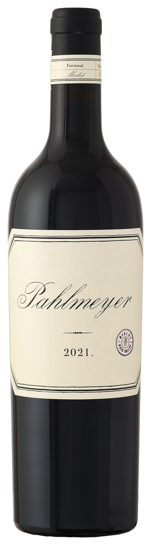 Pahlmeyer Merlot 2021  Front Bottle Shot