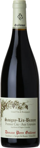 Domaine Pierre Guillemot Savigny-les-Beaune Aux Gravains Premier Cru 2022  Front Bottle Shot