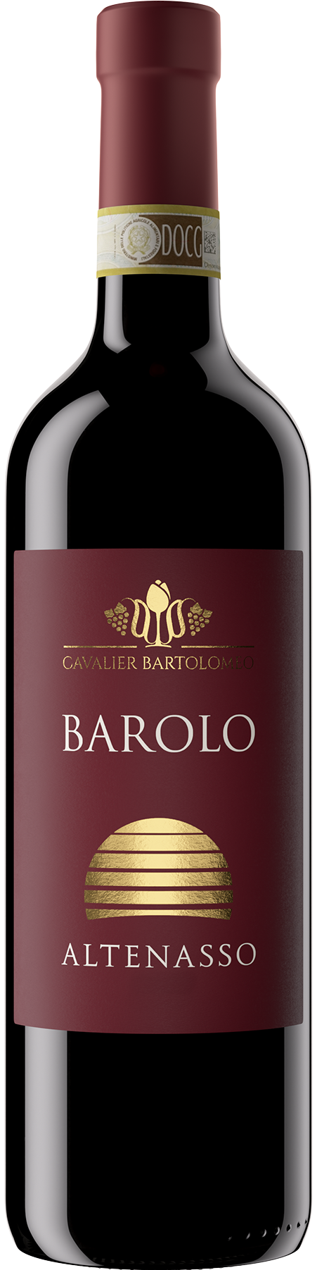 Cavalier Bartolomeo Barolo Altenasso 2019  Front Bottle Shot