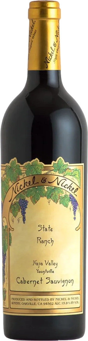 Nickel & Nickel State Ranch Cabernet Sauvignon 2022  Front Bottle Shot