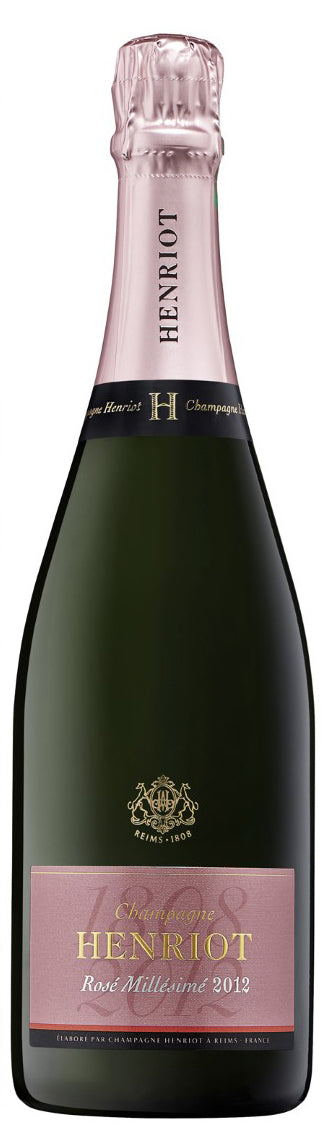 Henriot Brut Vintage Rose 2012  Front Bottle Shot