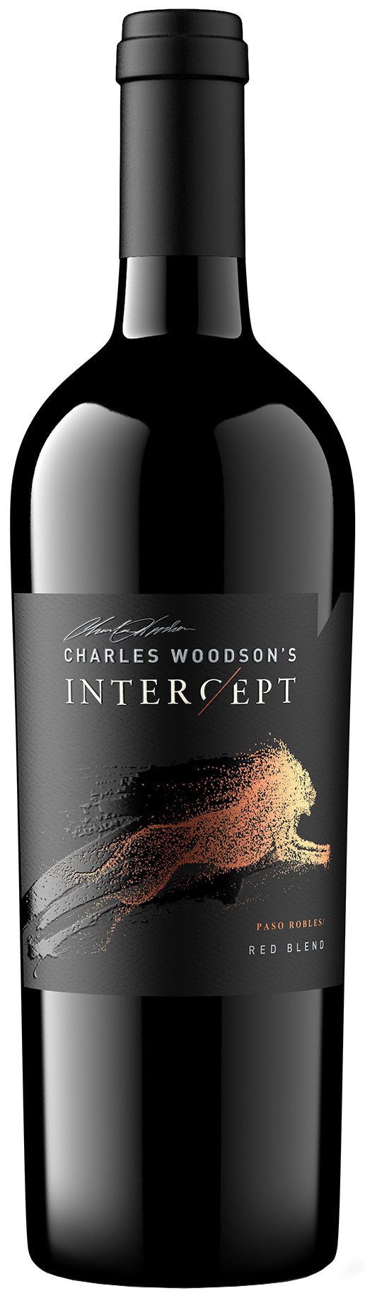 Charles Woodson's Intercept Red Blend 2021  Front Bottle Shot